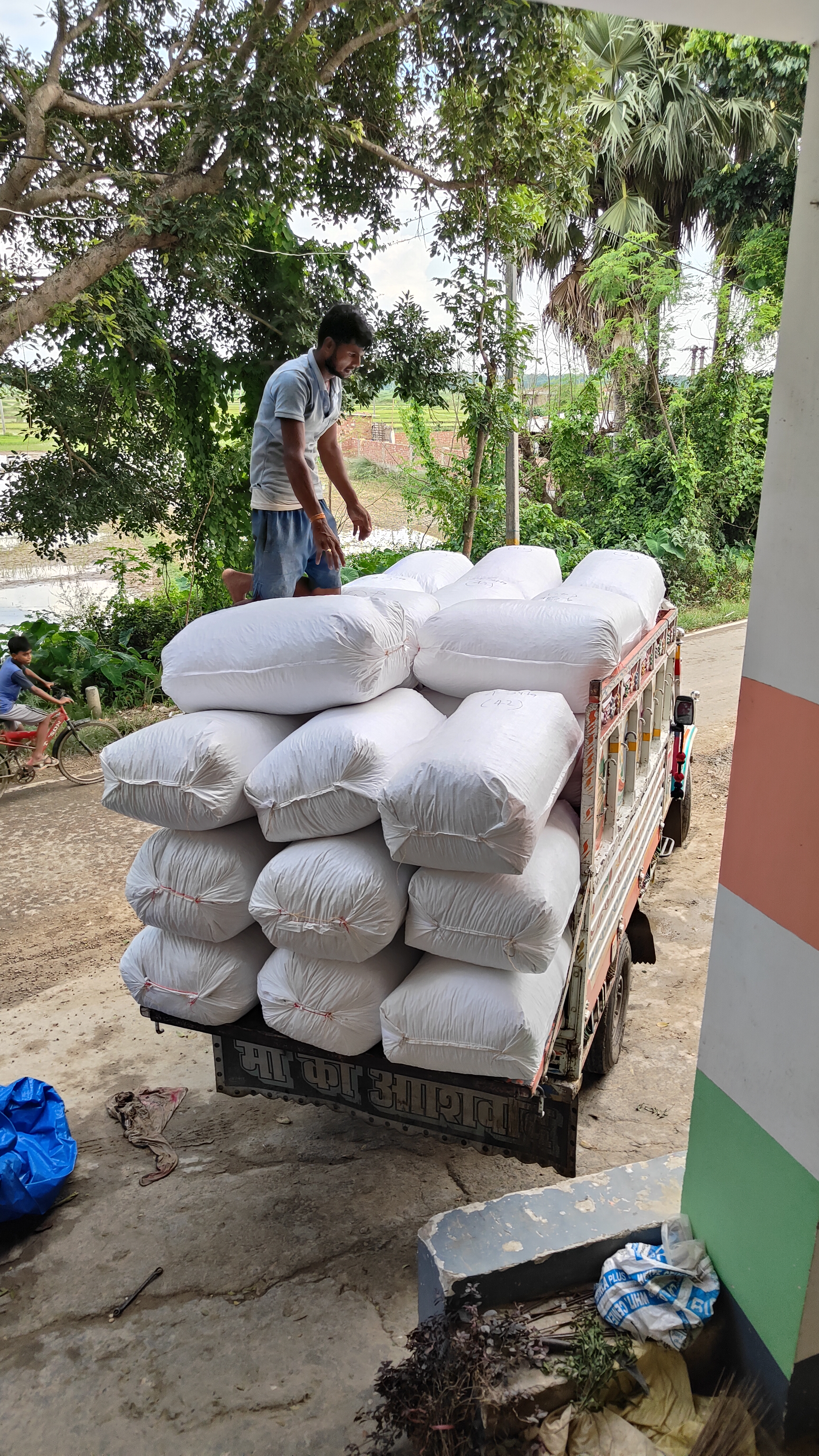 Customer delivery truck